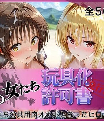 その女たち、玩具化許可証発行済み -街の男たちの共用肉オナホとなったヒロインたち- 美〇＆金色〇闇編｜みんなの陥落街
