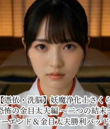 【憑依・洗脳】妖魔浄化士さくら 恐怖の金目太夫編 〜二つの結末〜 ハッピーエンド＆金目太夫勝利バッドエンド｜悪堕ち研究員