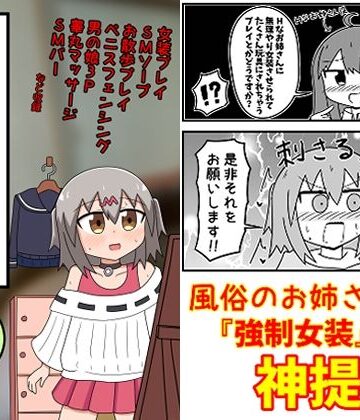 童貞が風俗に行って無理やり女装させられるイメージプレイをする話 まとめ本Vol.5｜もぎた屋