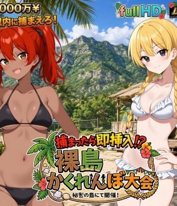 捕まったら即挿入！ 裸島かくれんぼ大会｜びゅびゅ丸★