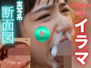 【 AI動画 】実写系断面図イラマチオ。精子を飲ませて嘔吐させる。（フルボイスAV）｜秘密の彼女