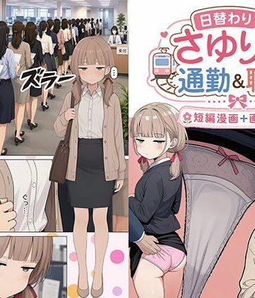 日替わりさゆりさんの通勤＆職場 短編漫画＋画像集｜日替わりさん