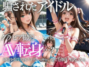 清楚系アイドルの初グラビア撮影…実は騙されて生中出しAVに転落｜AI魔法の部屋
