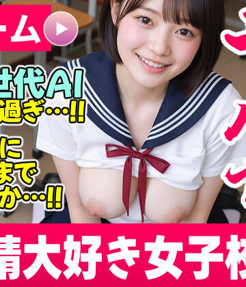 【次世代AI】射精大好き女子校生〜射精当番は君だ！絶頂へのカウントダウン！〜【AIヤバい】｜コメットパンチ