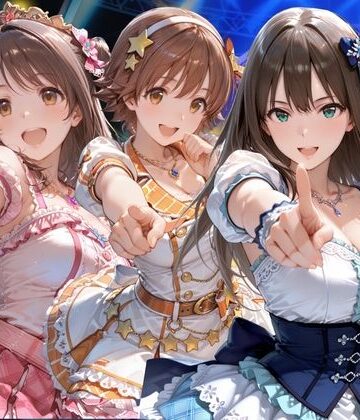 昼はアイドル夜は生オナホ生活渋●凛＆島●卯月＆本●未央｜AI極楽クラブ