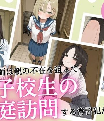 新任教師は親の不在を狙って女子校生の家庭訪問する常習犯だった。｜負けっこどうぶつランド