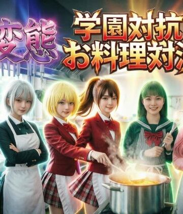 裸にエプロン 学園対抗変態お料理対決｜AI IMEKURI