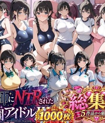 総集編 豪華5作 1000枚 教師にNTRされた学園アイドルJ〇 【テニス、スク水、セーラー、制服、ブルマ、厳選】｜紳士倶楽部