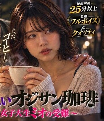 【短編映画】オジサンが珈琲で素人女子大生を堕とすまで 〜ミオ編〜（フルボイス）｜残香フィルム