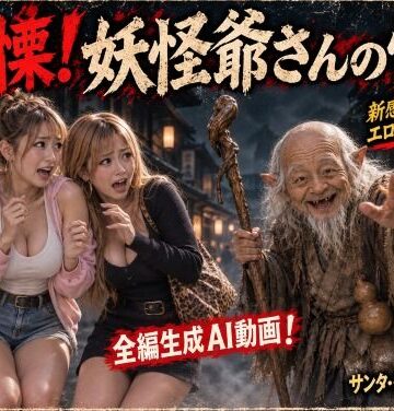 【生成AI動画】戦慄！妖怪爺さんの怪！ エロティック・ホラーシリーズ1｜サンタ・クルスへの長い旅