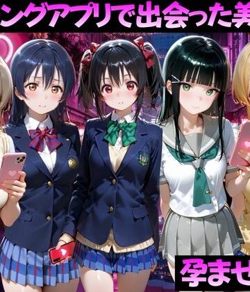 マッチングアプリで出会った美女を孕ませた話 ラ●ライブ！編｜ガトーショコラ