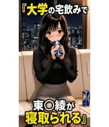 大学の宅飲みで東〇綾が寝取られる258枚｜秋山堂
