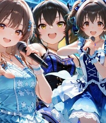 昼はアイドル夜は生オナホ生活 橘●りす＆赤●みりあ＆的●梨沙｜AI極楽クラブ