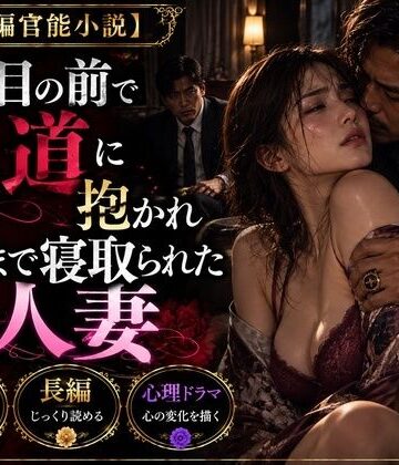 【長編官能小説】夫の目の前で極道に抱かれ心まで寝取られた人妻｜NTR小説